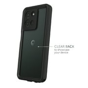Body Glove Tidal Waterproof Phone Case for Motorola moto g (2025) - Black/Clear