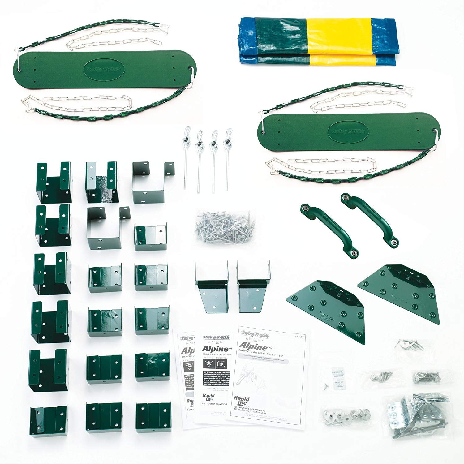 Alpine Custom Swing Set Hardware Kit wood not included