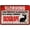 Warning Sign 3, variant on Vintage Poison Dart Frogs Aluminum Metal Warning Sign, Pet Themed This Property is Protected by Highly Trained Funny Tin Sign, Rust Free Decor for Home Garage 12x8 Inch