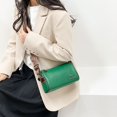 thumbnail image 3 of Bolso bandolera de piel de vaca 100 % para mujer, bolso de mano con correa ancha a cuadros a la moda, bolso de lujo de piel auténtica, bolsos de mensajero para mujer 2023, 3 of 5