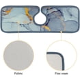 thumbnail image 5 of SKYSONIC Faucet Absorbent Mat 2 Pcs Abstract Ink Paint Kitchen Faucet Splash Catcher Washable Counter Drying Pads Behind Faucet for Kitchen Bathroom, 5 of 7