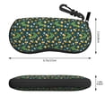 thumbnail image 2 of KLL Crocodile And Oranges Print Eyeglass Case for Men & Women's Classy Travel Eyewear Holder Case Zipper Eyeglasses Case With Hook, 2 of 6