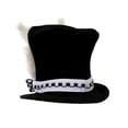 thumbnail image 4 of Gorro de Terciopelo con orejas de conejo BuyWeek Negro 30 x 20 cm, 4 of 6