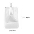 Axio 20Pcs Drinks Flasks Plastic Liquor Pouches Beverage Seal Bags