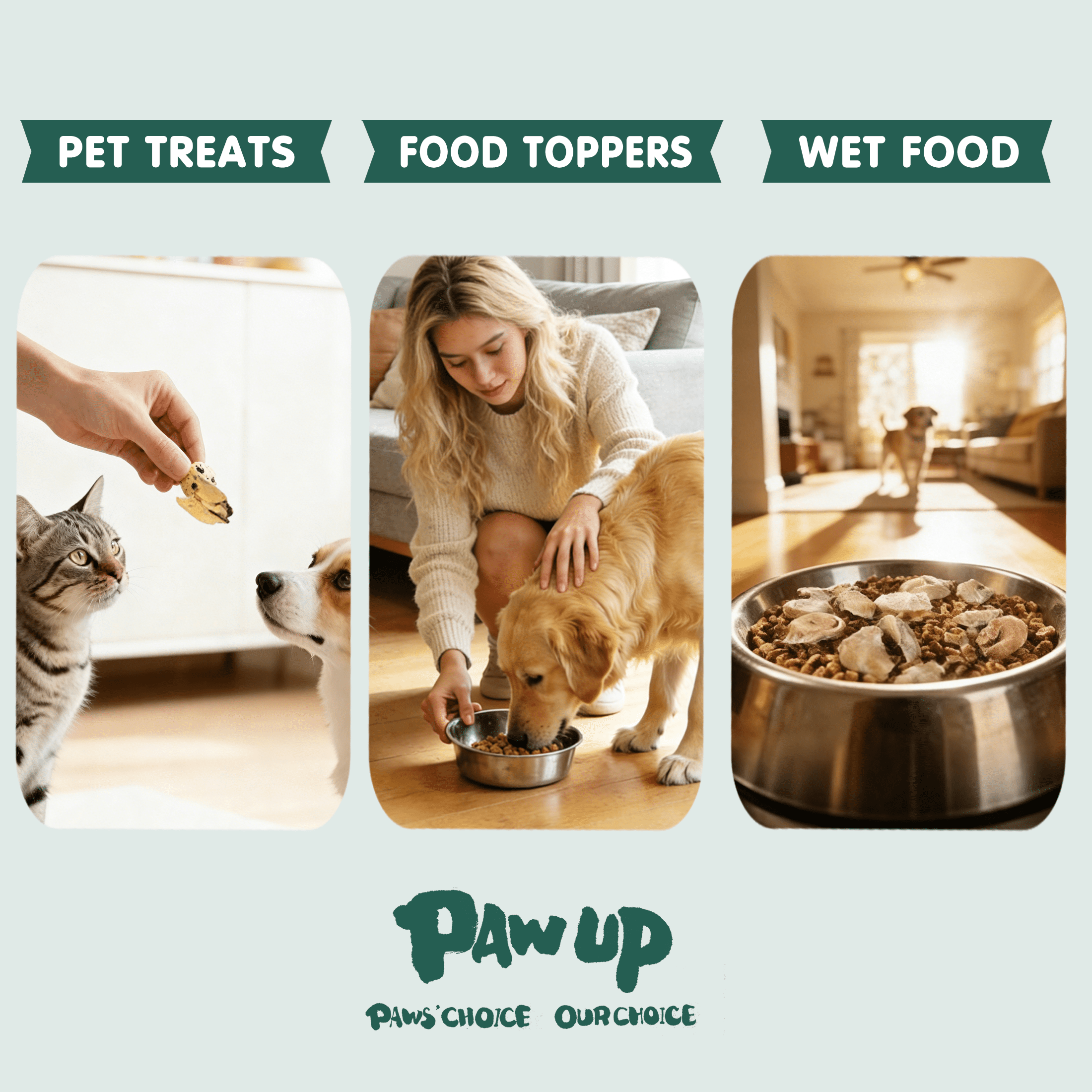 (2 pack) PAWUP Freeze Dried Dog Treats for Small, Medium, Large Dogs & Cats, 100% Single Ingredient, Grain Free, No Additives, Natural Snacks, 3.5oz
