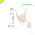 thumbnail image 4 of Hamaca  Tipo Columpio Almohadones blanco 6.49 pulg Elly Decor ED-HCWH, 4 of 8