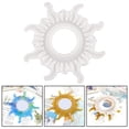thumbnail image 4 of Espejo de pared Baoblaze de resina decorativa 280x280x14MM, 4 of 8