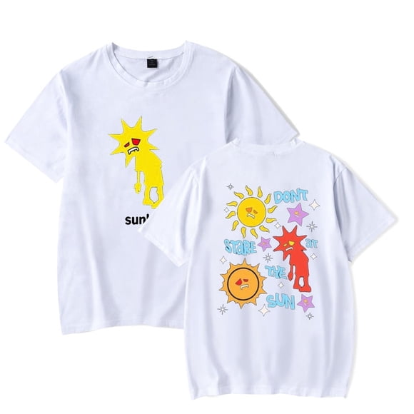 Dominic Fike T-shirt Don't Forget About Me Sunburn Tour Merch Print Unisex Fashion Casual Short Sleeve Top