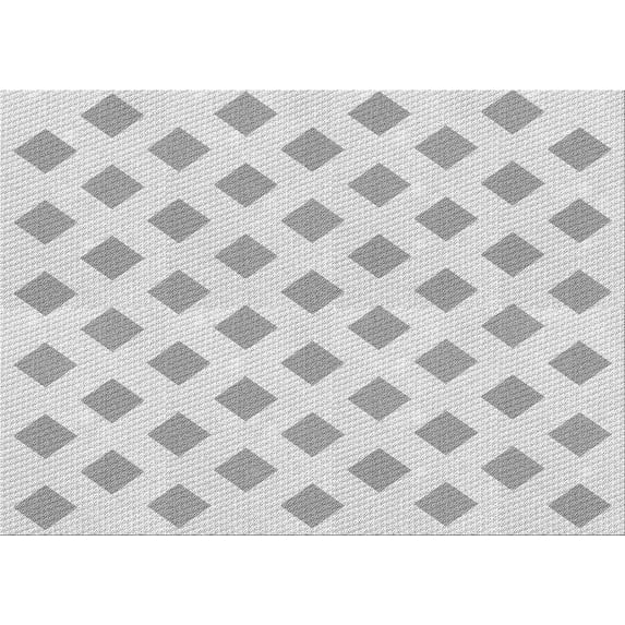 Ahgly Company Machine Washable Indoor Rectangle Transitional Platinum Gray Area Rugs, 8' x 10'