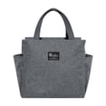 thumbnail image 1 of Aislamiento térmico Fiambrera Impermeable Picnic Bolsa de alimentos Contenedor de alimentos a prueba de , más fresca para viajes Gris SM SunniMix Bolso de almuerzo, 1 of 8