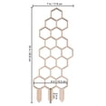 thumbnail image 2 of zhangmingg Geometric Design Rattan for Indoor Small Wooden Potted Secure Vines with Proof Layer, 2 of 4