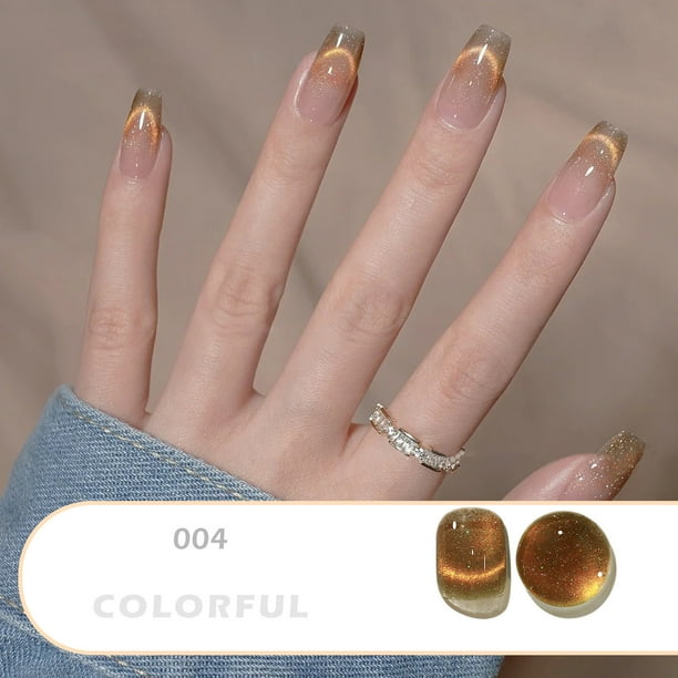 Gel de uñas transparente para esculpir uñas, para realzar uñas, Dreamy Dynamic - Gel de uñas ojo de gato, aceite e invierno, nuevo gel de fototerapia para uñas, 8 ml.