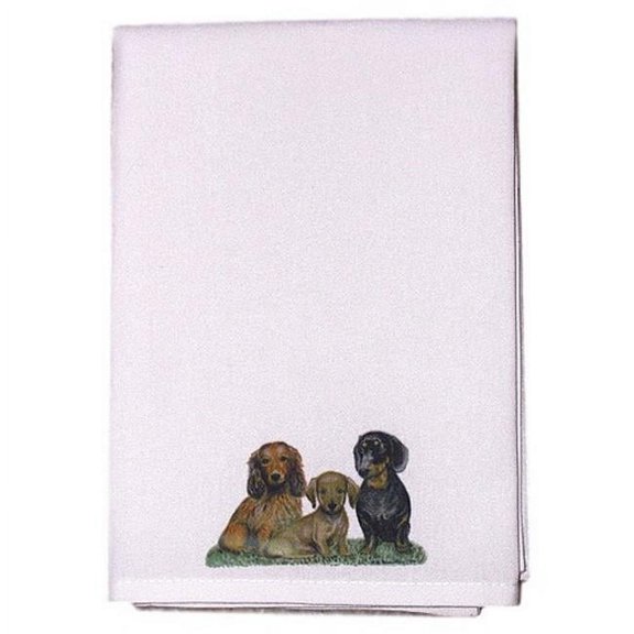 Betsy Drake Dachshunds Guest Towel Set of 2