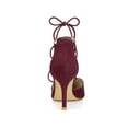 thumbnail image 2 of Unique Bargains Women's Lace Up Pointed Toe Stiletto Heels Pumps, 2 of 7