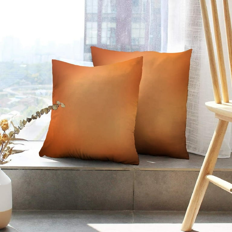 LALILO Throw Pillow Covers Peach Color Beige Orange Brown Pastel