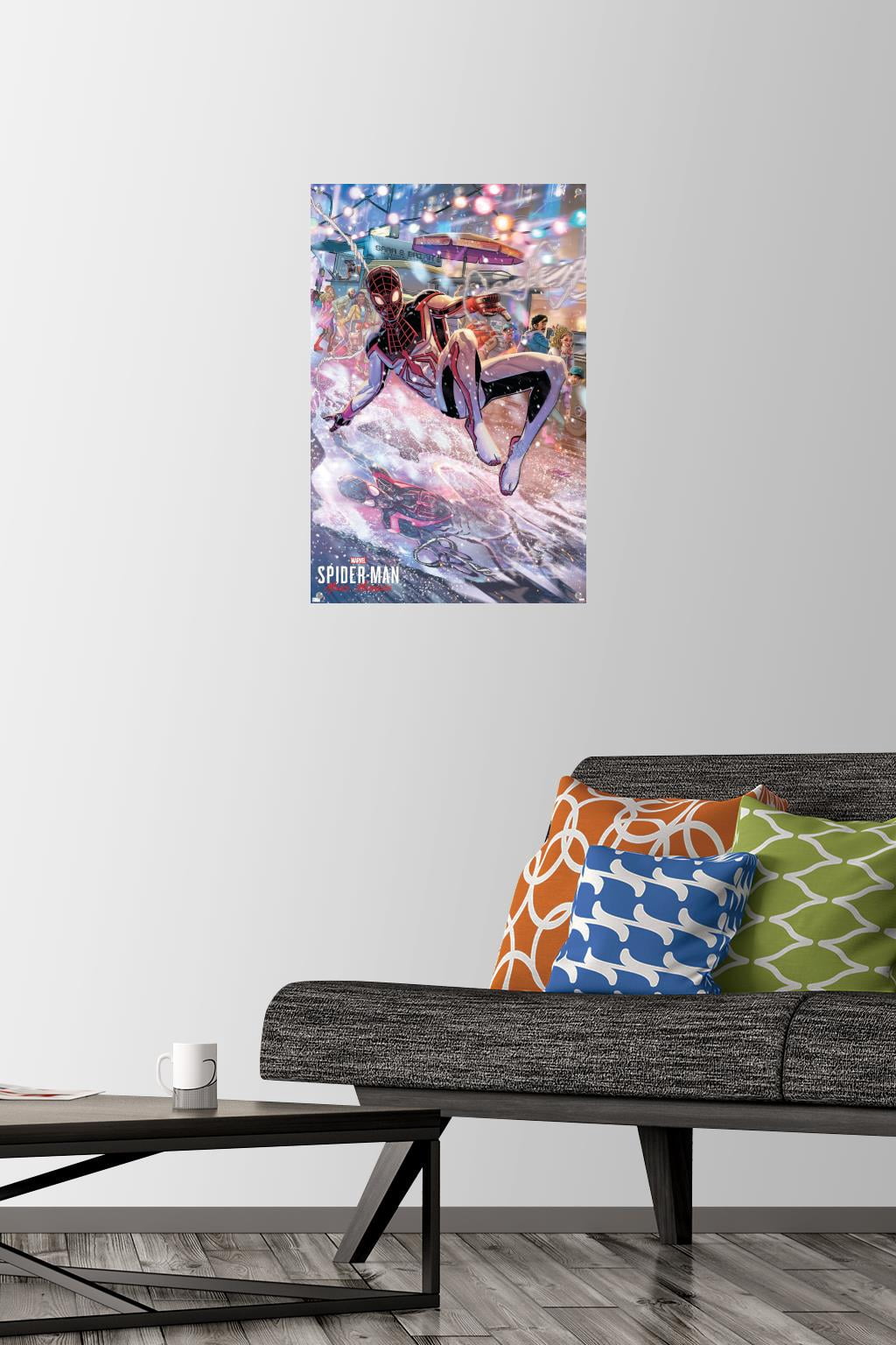 Marvel Spider-Man: Miles Morales - JaVier Garron Wall Poster with Pushpins, 14.725" x 22.375"