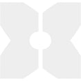 thumbnail image 4 of 26"OD x 6"ID x 9"C x 1"P Titus Architectural Grade PVC Contemporary Ceiling Medallion, Two Piece, 4 of 11