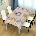 thumbnail image 4 of Yayeee Tablecloths 54" x 54" Rectangle Wrinkle Resistant Party Table Cover, Purple Jam Jars, 4 of 8