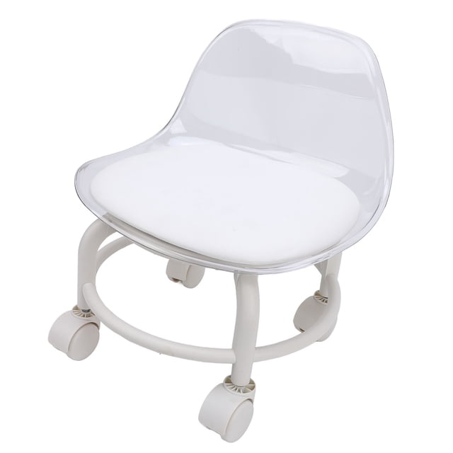 Taburete Rodante, Rueda Muda Movino Suave 360 Grados de Rotación Rueda taburete Universal Rodante de Altura Baja 100kg de Carga Respondo COmodo Taburete Rodante Bajo