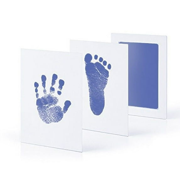 SAYOO Baby Footprint Handprint Ink Pad 3Pcs Clean Touch Hand and Foot Paw Keepsake Stamp Print Kits
