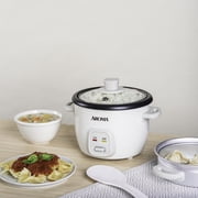 Aroma 4-Cup Electric Rice Cooker, White - Rice & Grain