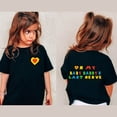 thumbnail image 2 of Gibobby Camisa&nbsp;Moda Camiseta de manga corta con estampado de letras de amor para niños grandes, de cuello redondo, camiseta informal, camiseta con estampado de doble（Beige， 8-9 Años), 2 of 5