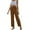 Brown, variant on Sngxgn Women's Wide Leg Pants High Elastic Waisted in The Work Trousers Long Straight Suit Pants(Black,XL)