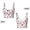 thumbnail image 5 of Lsque French Bulldog Duck Printed Women'S Sports Bra, Compression, Moisture Wicking, High-Impact Sports Bra For Women,Supportive sports bra-Medium, 5 of 9
