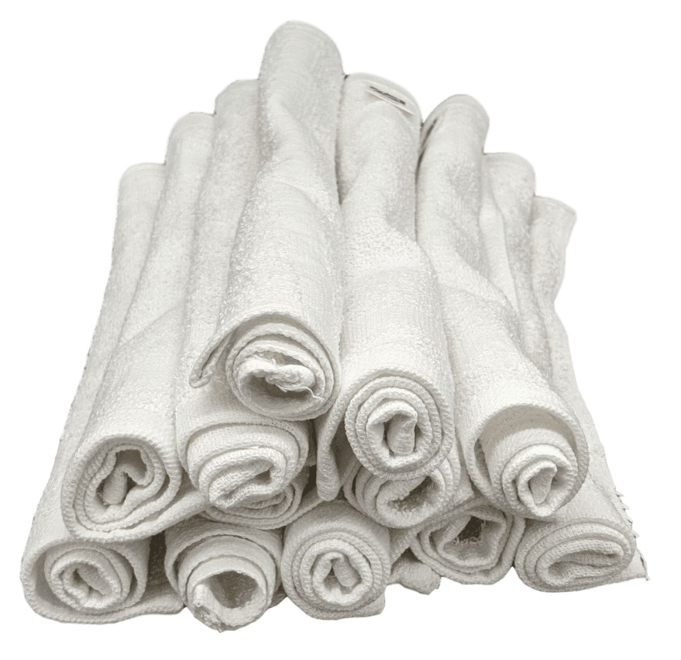1 Lb Quality 600 New White Soft Cotton Wash cloths 12x12 50 Dozen Bulk Case 