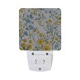 thumbnail image 5 of Yayeee LED Plug in Night Light for The Home with Auto Dusk to Dawn Light Sensors, 2 Pack, Yellow Floral, 5 of 6