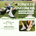 thumbnail image 5 of Barerun Toddler Shoes Boys Girls Wide Toe Box Walking Shoes,Non Slip,Pull-On, 5 of 8