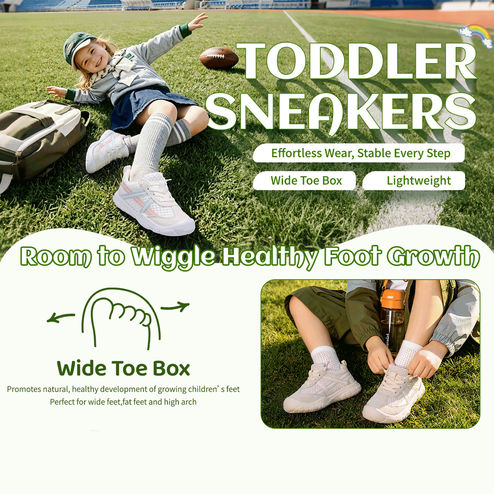 Barerun Toddler Pull-On Knit Walking Shoes photo 5