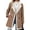 Lotus Pink, variant on Women Winter -Lined Faux Suede Leather Jacket Oversized -Lapel Mid Long Overcoat Lotus Pink S