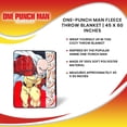 thumbnail image 7 of One-Punch Man Fleece Throw Blanket | 45 x 60 Inches, 7 of 7