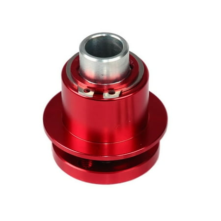 Steering Wheel Disconnect Steering Wheel Quick Release Disconnect Hub 360 Degree 3 Holes Pull Ring Aluminum Car Accessories ()