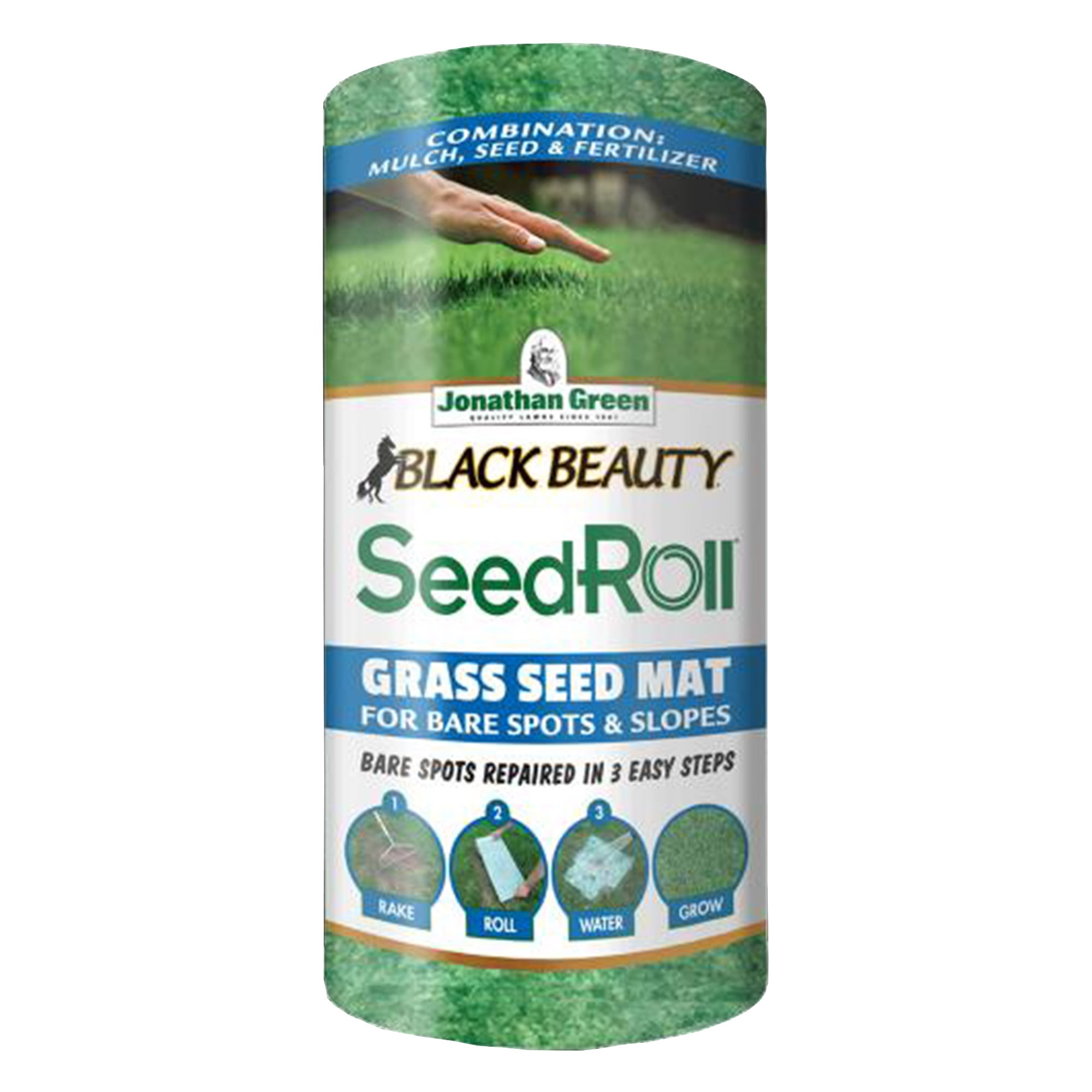 3PCS Roll 20*300cm Green Grass Seed Mat Biodegradable Fertilizer Garden Picnic 