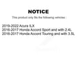 thumbnail image 2 of Transit Auto Front Disc Brake Caliper Coated Rotors and Semi-Metallic Pads Kit for Car Honda Accord Acura ILX KCG-100536P, 2 of 11