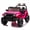 Pink, variant on Arnahaishe 12V Electric Jeep Ride On Car with Parent Remote Control, Dual Drive, Bluetooth and MP3, Riding Toy Gift for Kids Aged 2-4, Pink