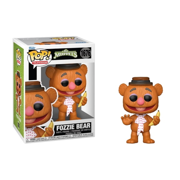 Collectible Funko POP! Television: The Muppets - Fozzie Bear #1676