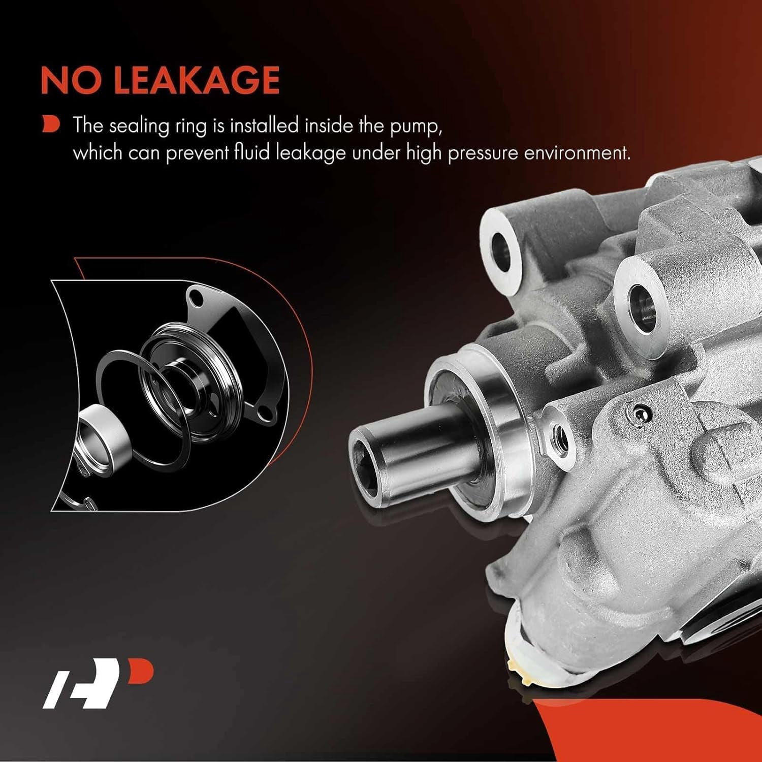 A-Premium Power Steering Pump Compatible with Ram 1500 2011-2012 V8 5.7L