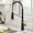 Spot Free Brushed Brass/Matte Black, variant on Kraus Kpf-4110 Allyn 1.8 GPM Single Hole Pre-Rinse Pull Down Kitchen Faucet - Spot Free