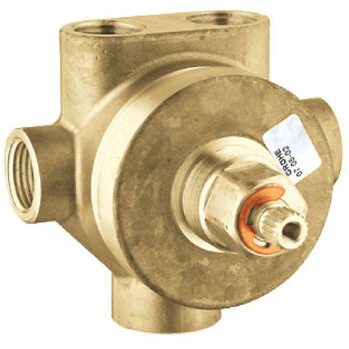 Grohe 29714000 5Port Diverter/Transfer Roughin Valve, Chrome