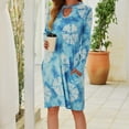 thumbnail image 4 of Vestido suelto estampado manga larga otoño ropa casual para mujer, azul cielo, M Methold AP000090-10B, 4 of 4