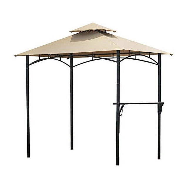 Garden Winds Toit de Rechange pour Gazebo de Gril à Effet Bambou - Riplock 350 - Beige