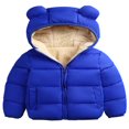 thumbnail image 1 of Baby Winter Coat Hooded Long Sleeve Zipper Warm Outerwears, 1 of 6