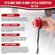 thumbnail image 5 of RED CUP LIVING Collar de Vasos de Chupito Reutilizables - Vasos de Chupito de Plástico Rojo de 2 Oz - Vasos de Chupito Duraderos con Cordón - Juego de 1, 5 of 8