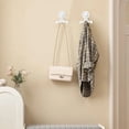 thumbnail image 5 of 1 Pack Bathroom Suction Cup Hook, Stainless Steel No Drill Razor Holder with Double Slot Design for Towels, Shavers, Loofahs and Bath Accessories, 5 of 5