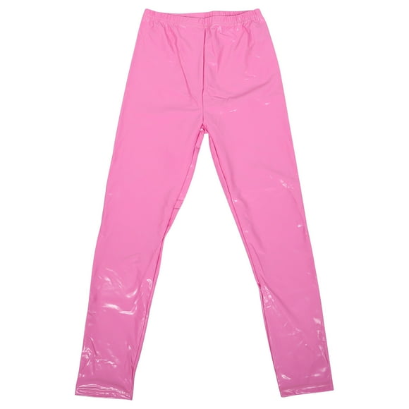 1 UNID LEGGINGS DE CUERO PANTALONES ALTA PANTALONES DE LAS MUJERES MEDIAS ELÁSTICAS PANTALONES DE MODA