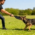 thumbnail image 3 of Interactive Football Tug Toy For Large Breed Dogs Like German And Belgian Malinois With Rope Fiber Rugby Design, 3 of 3