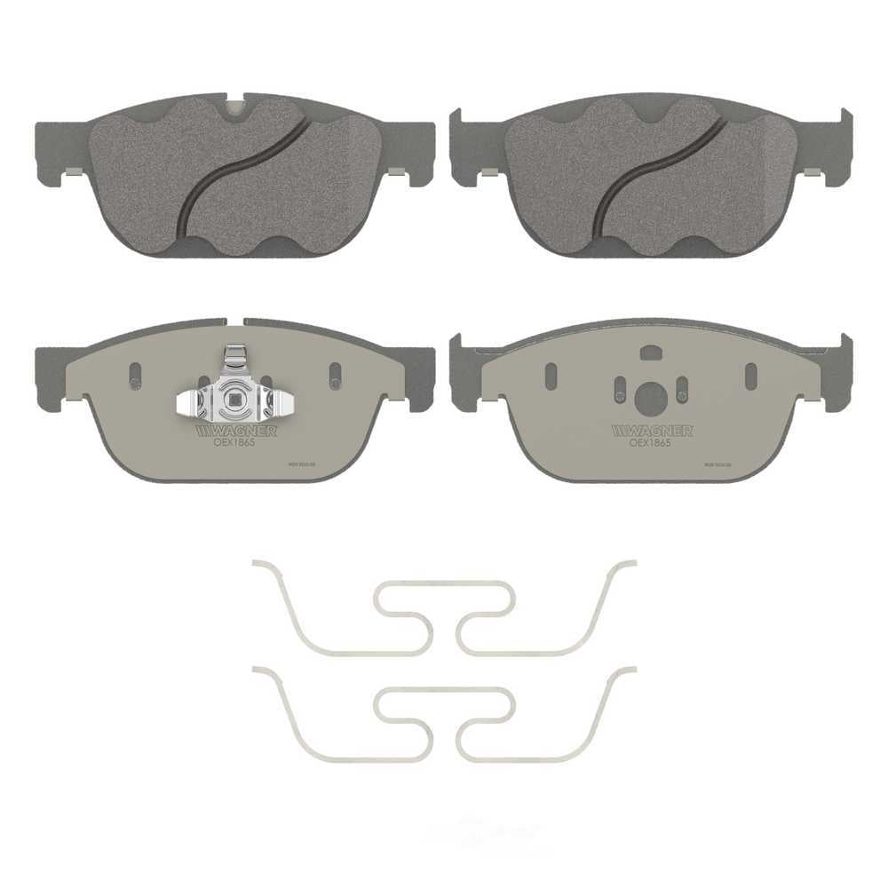 Wagner Brake OEX1865 OEX Front Disc Brake Pad Set Premium Semi - Met